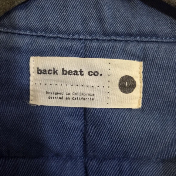 Back Beat Co. Indigo Quilted Jacket - Picture 3 of 16